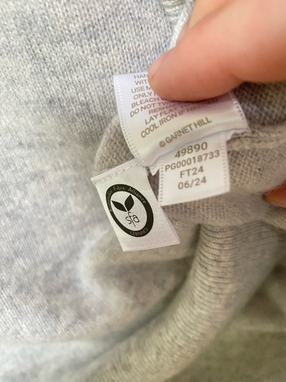 Garnet Hill Essential 100% Cashmere Polo Sweater - Picture 8 of 9